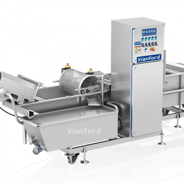 曝氣翻洗果蔬肉類水產(chǎn)品，鮮食清洗機(jī)清洗效率驚人！